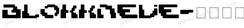 BLOKKNeue字体转换