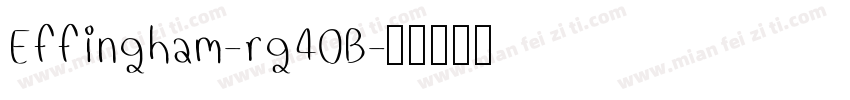 Effingham-rg40B字体转换