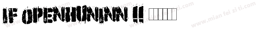 if-openhuninn-11字体转换