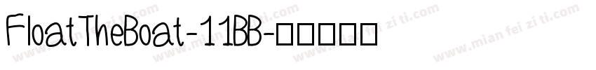 FloatTheBoat-11BB字体转换