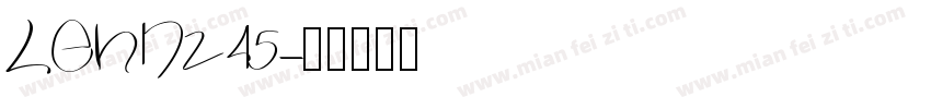 LEHN245字体转换