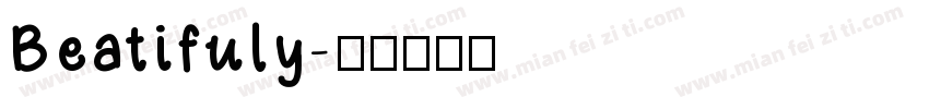 Beatifuly字体转换