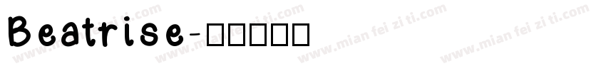 Beatrise字体转换