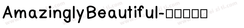 AmazinglyBeautiful字体转换
