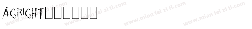 Agright字体转换