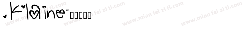 Klaine字体转换