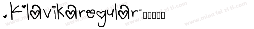 Klavikaregular字体转换