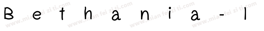 Bethania-lgdoe字体转换