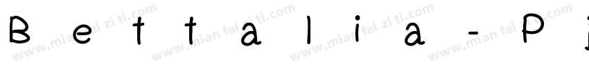 Bettalia-Pjzg字体转换