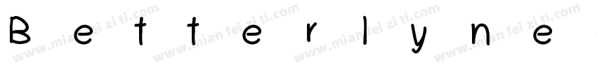 Betterlyne-7LKD字体转换