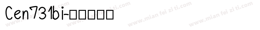 Cen731bi字体转换
