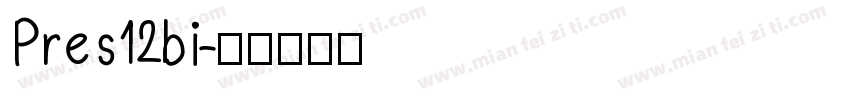 Pres12bi字体转换
