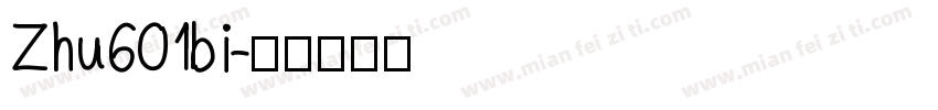 Zhu601bi字体转换