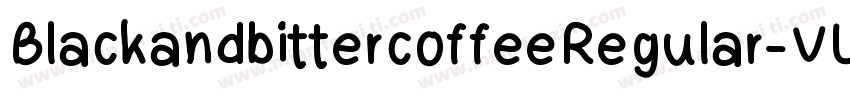 BlackandbittercoffeeRegular-VLaZ字体转换