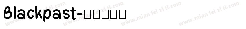 Blackpast字体转换