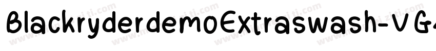 BlackryderdemoExtraswash-VG4lx字体转换
