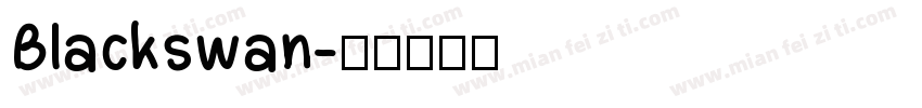 Blackswan字体转换