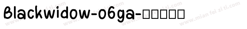 Blackwidow-o6ga字体转换