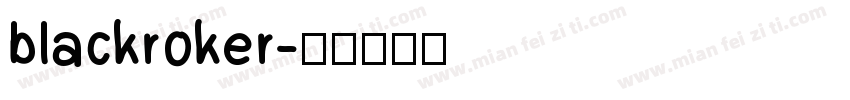 blackroker字体转换