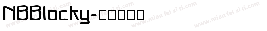 NBBlocky字体转换