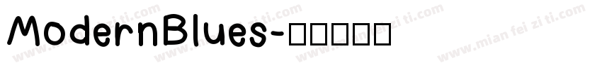 ModernBlues字体转换