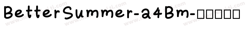 BetterSummer-a4Bm字体转换