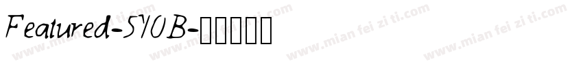 Featured-5Y0B字体转换