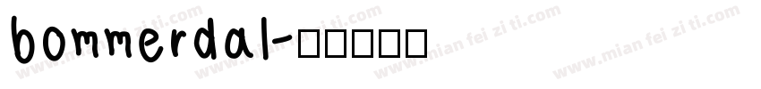 bommerdal字体转换