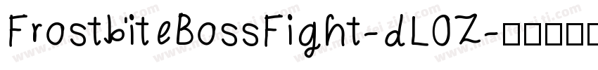 FrostbiteBossFight-dL0Z字体转换