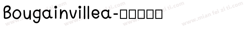 Bougainvillea字体转换