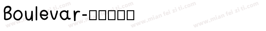 Boulevar字体转换