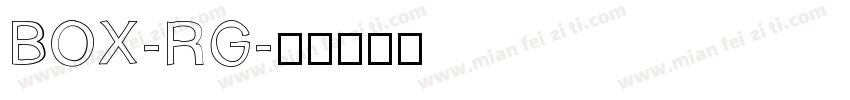 BOX-RG字体转换