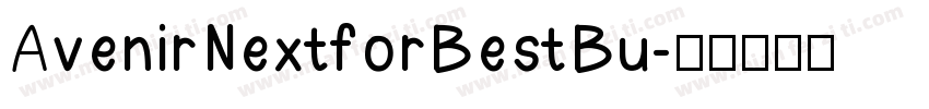 AvenirNextforBestBu字体转换