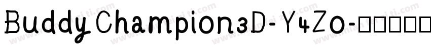 BuddyChampion3D-Y4Zo字体转换