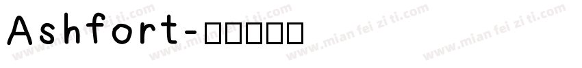Ashfort字体转换