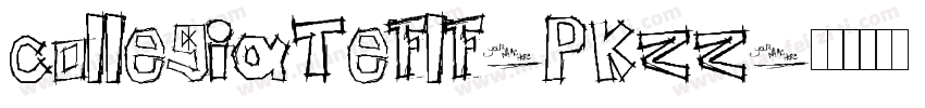 Collegiateflf-PKZZ字体转换