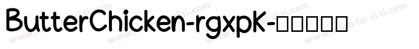 ButterChicken-rgxpK字体转换