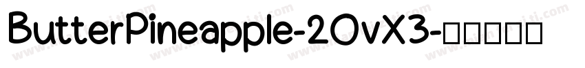 ButterPineapple-2OvX3字体转换
