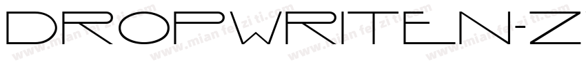 Dropwriten-ZVVYq字体转换