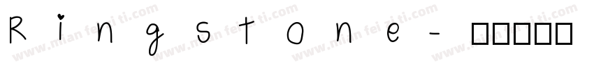 Ringstone字体转换