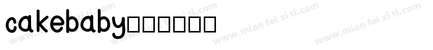 cakebaby字体转换