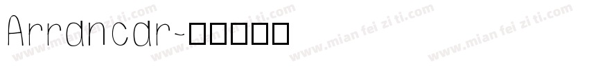 Arrancar字体转换