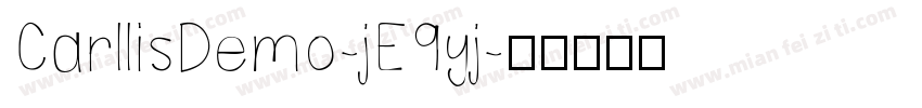 CarllisDemo-jE9yj字体转换