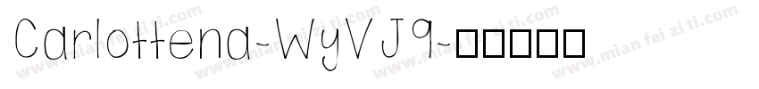 Carlottena-WyVJ9字体转换