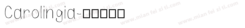 Carolingia字体转换