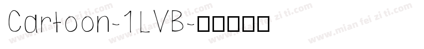 Cartoon-1LVB字体转换