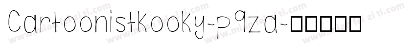Cartoonistkooky-p9za字体转换