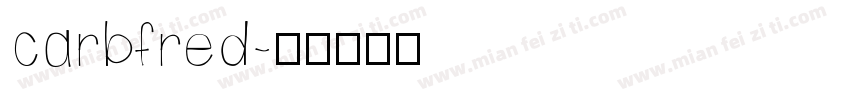 carbfred字体转换