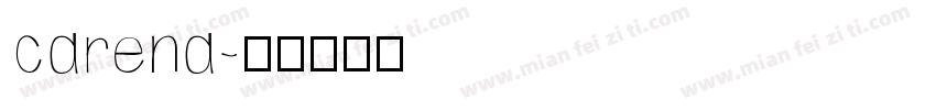 carena字体转换