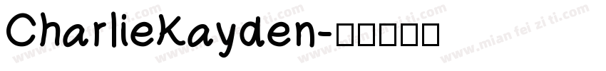 CharlieKayden字体转换